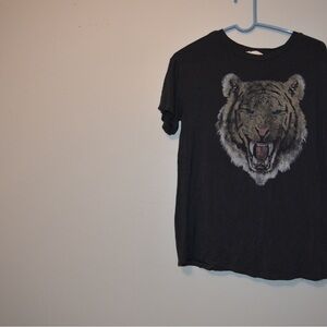 Altar'd State Black Graphic Short Sleeve Tee